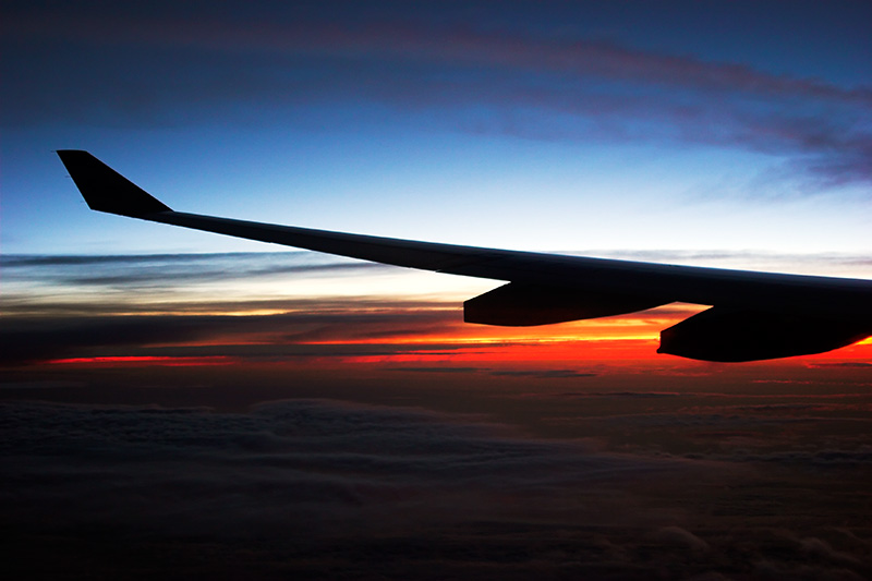 Dawn over the Atlantic