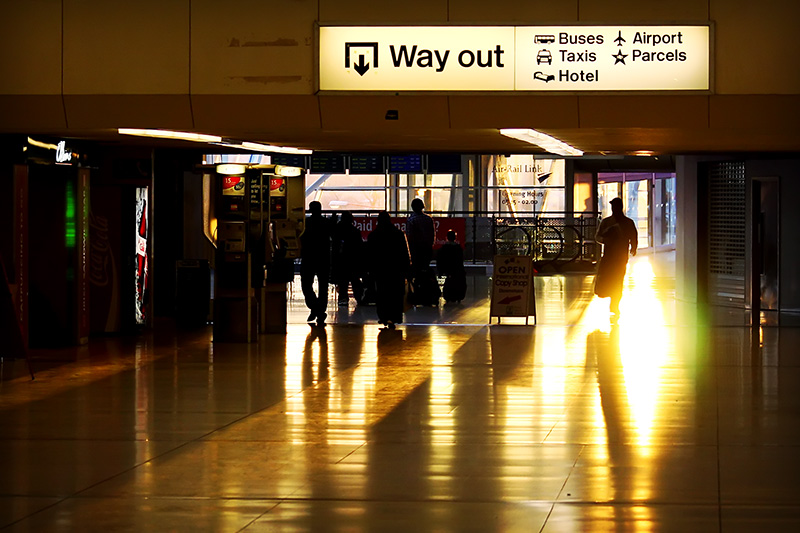 Evening rush @ Birmingham Intl