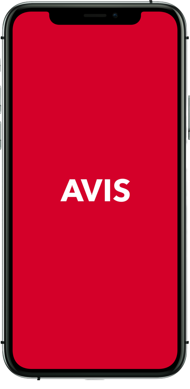 AVIS app splash screen