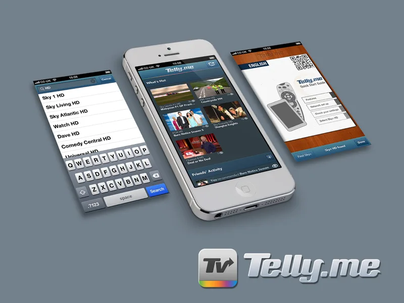 Telly.me second-screen television application